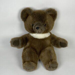 Vintage Russ Berrie Bennington Plush Teddy Bear Stuffed Animal Toy Brown